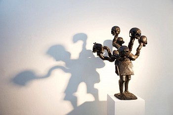 cobus haupt behemoth gkac 11675 bronze edition 1 of 5 76 x 61 x 66cm