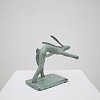 guy du toit stretching hare bronze unique back