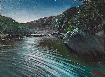 greg schultz venus oil and charcoal on canvas 30 x 40 cm