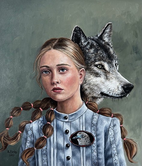 Angela Banks, Protection
oil on canvas on paper