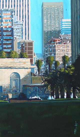 Thabang Lehobye, Oasis
acrylic on canvas