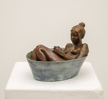 cobus haupt carla reading bronze edition 1 of 11 18 x 26 x 19 cm gkac