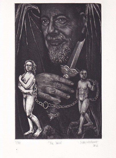 Judy Woodborne, The Devil
etching