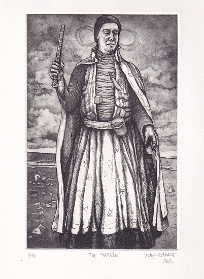 Judy Woodborne, The Magician
etching