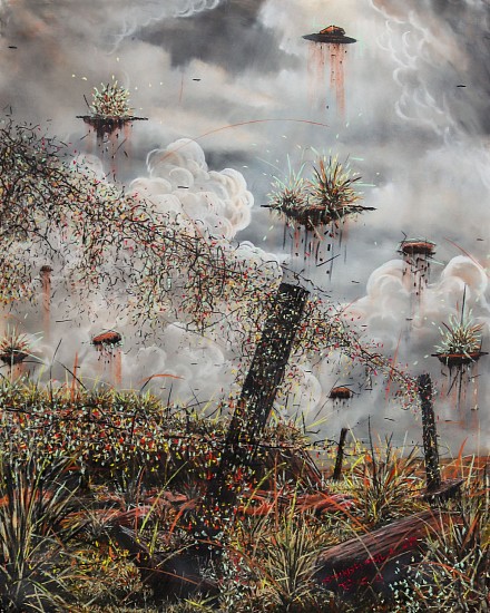 Jan Tshikhuthula, Garden of Hope
soft pastel on paper