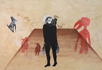 wilma cruise it is what it is 2020 mixed media on canvas 2 x 3m