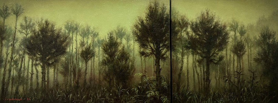 Jaco van Schalkwyk, Where have all the birds gone?
Oil on Belgian Linen