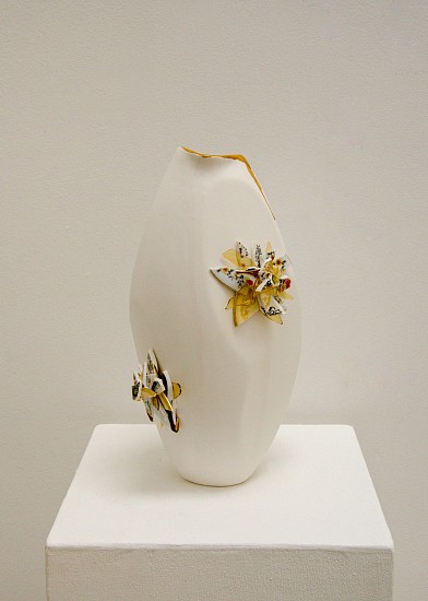 Hendrik L Coetzee, Shard Vase II
earthenware porcelain and glass
