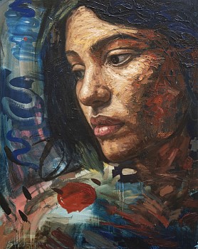 interflow 2025 oil on linen 100x80cm