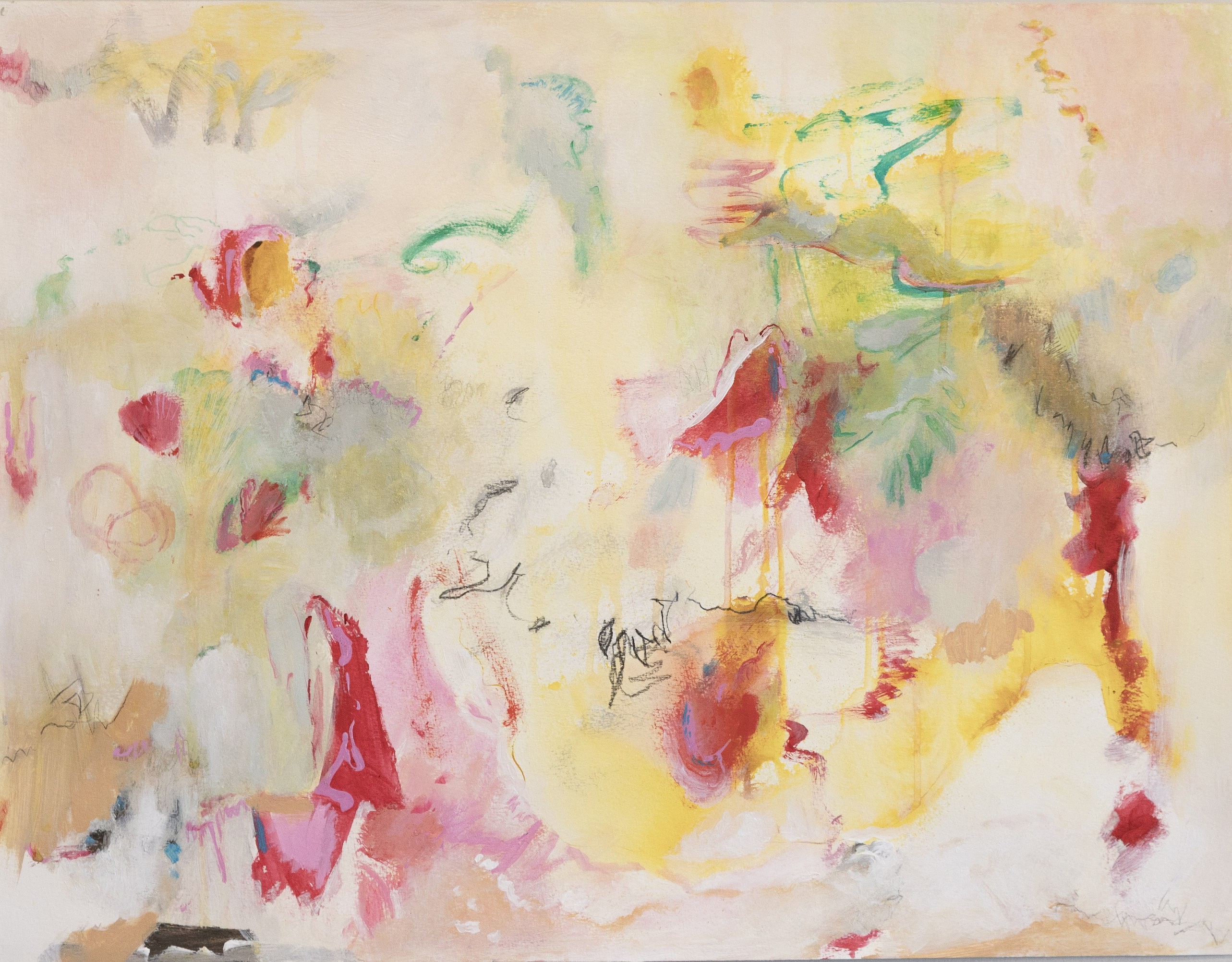 MJMorris Conversations Acrylicandpastelpencil Paper 50x65