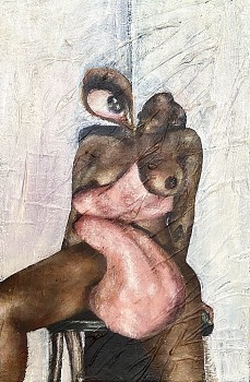 me myself & eye acrylic on canvas 30 x 20cm sellening price r10000 ex. vat.jpeg