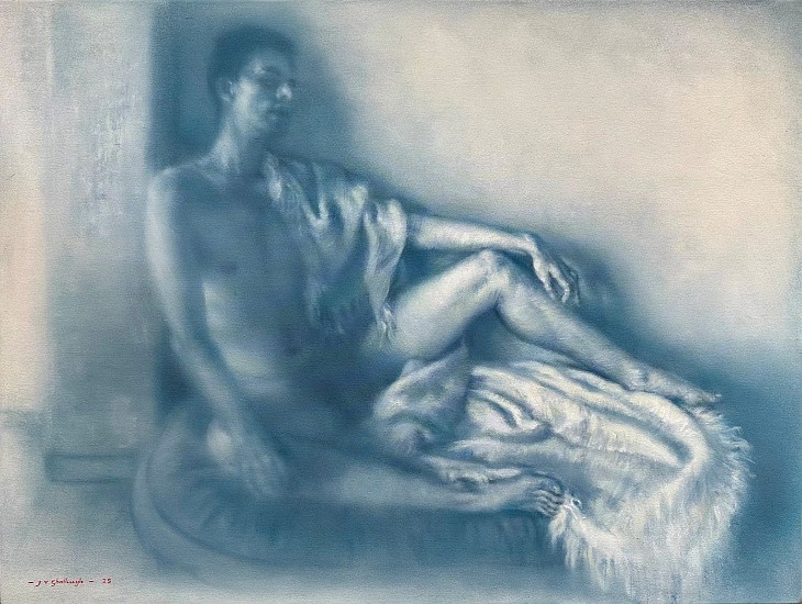 Jaco van Schalkwyk, Blue for Boys
oil on canvas