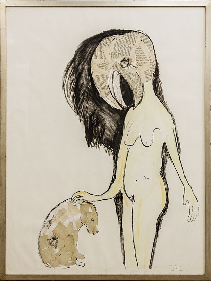 Wilma Cruise, Hadeda With Dog
mixed media on paper